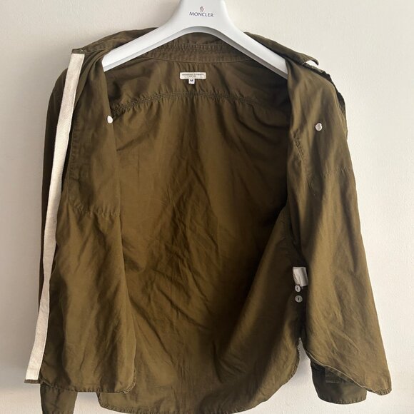 Engineered Garments Olive Green Button-up Work Shirt - Medium mi USA - Picture 3 of 12